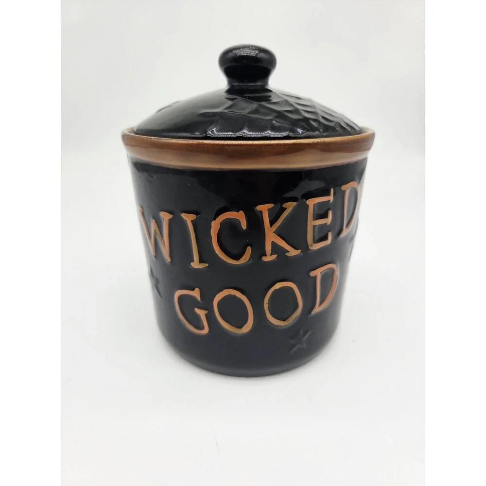 Boney‎ Bunch HALLOWEEN 2016 YANKEE CANDLE Wicked Good Cookie Jar Canister Spider
